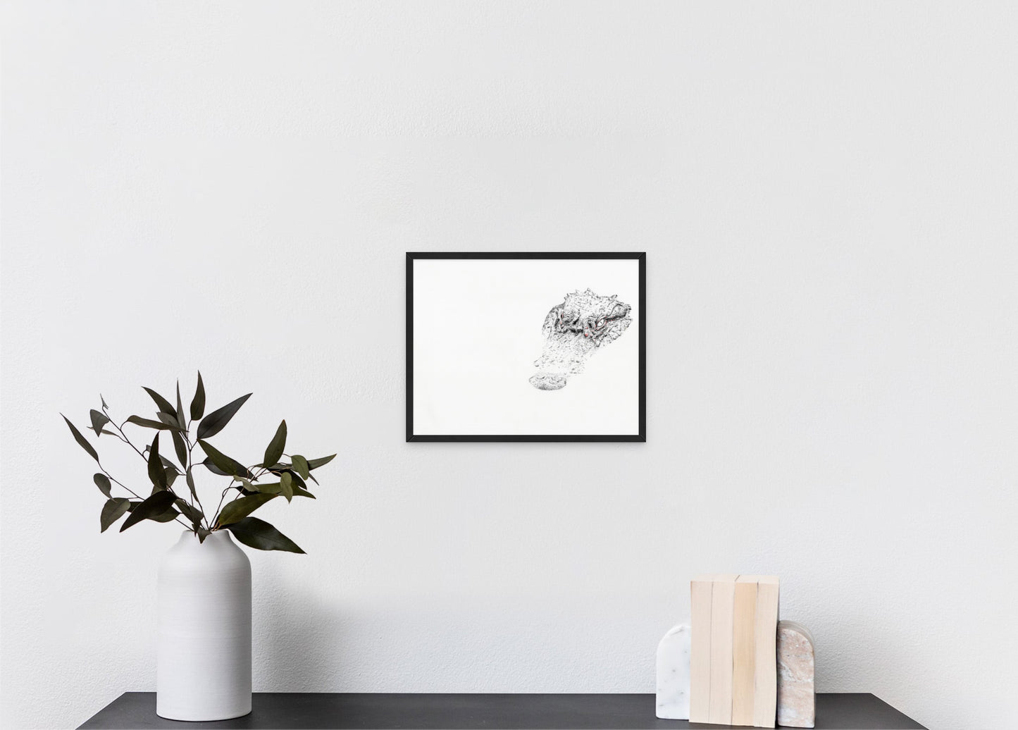 The Gator (11"x14" framed print)