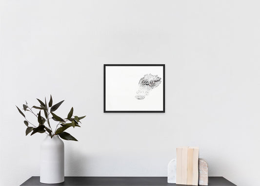 The Gator (11"x14" framed print)